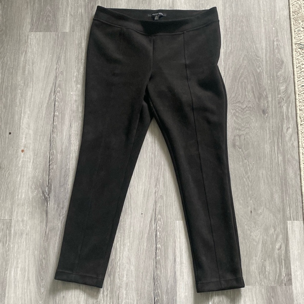 Andrew Marc faux velvet pants